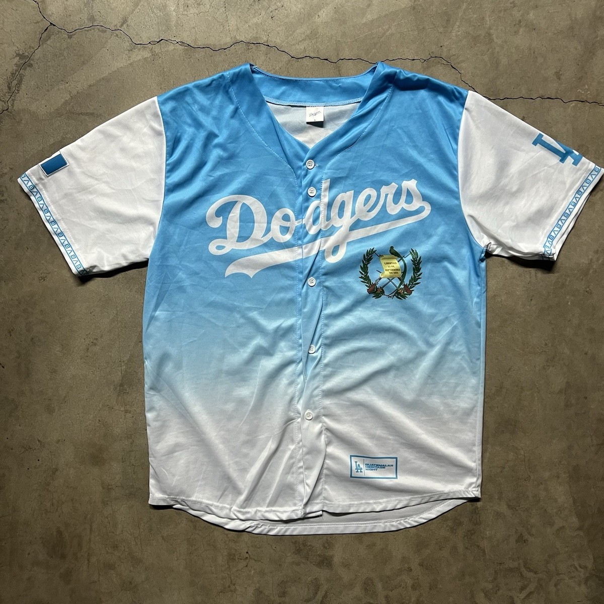 Official MLB Los Angeles Dodgers Baseball Guatemalan Heritage