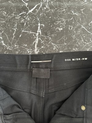 Saint Laurent Hedi Slimane 14SS D05 High Waisted Black Skinny