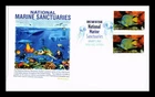 DR JIM STAMPS US COVER NATIONAL MARINE SANCTUARIES IMPERFORATE FDC COMBO
