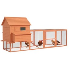 145" Chicken Coop with Run  Inner Hen House Space