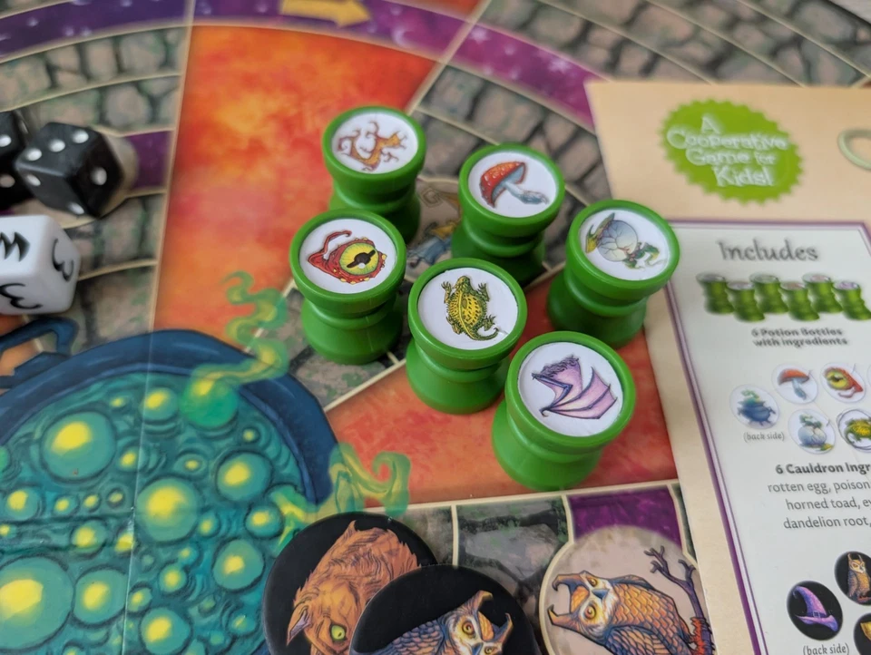 Cauldron Quest - Children's Co-operative Strategy Board Game - Peaceable Kingdom - Image 3 of 4