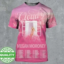 Megan Moroney The Cloud 9 Tour 2026 North America Shirt 3D AOP S-6XL PP2720