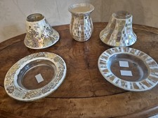 Yankee Glass Chimneys And Plate X 2 Plus One wax  Burner.
