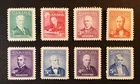 Stamps Canada Mint: Prime Minister Series complete set of 8 MNH