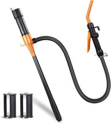 Portable Power Battery Pump, Water&Fuel Transfer Pump Up to 2.2 GPM, Battery Ope