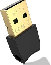 5.3 Bluetooth Adapter for PC, Wansurs Bluetooth Dongle, Plug  Play for Windows