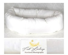 First Landings White Newborn Baby Photography Prop Posing Donut Pillow 1 Pc