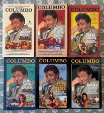 Columbo William Harrington 6 paperback lot entire series tv tie in Peter Falk