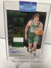 2024 Panini Noir Baylor Scheierman RC Green Patch Auto /49 