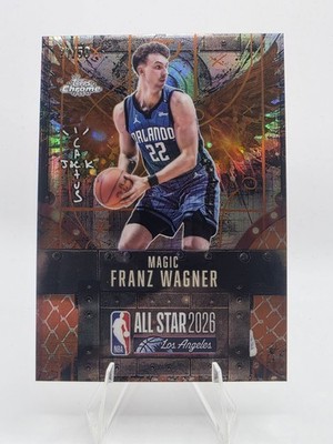 FRANZ WAGNER 2026 Topps NBA All Star X Cactus Jack Orange /50