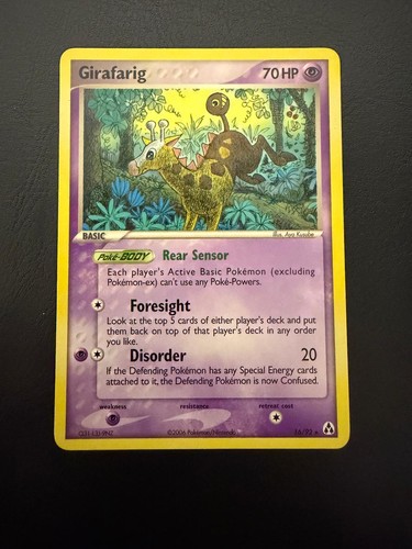 Girafarig 16/92 Rare Legend Maker Pokemon Near Mint