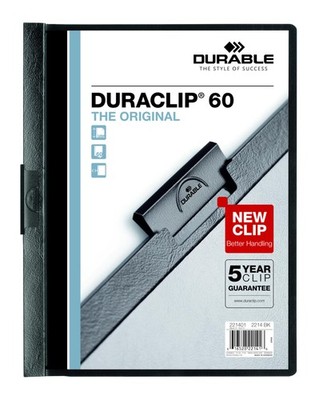 Durable Report Cover with DURACLIP  LetterSize  Holds Up to 60 Pages  Clear C...