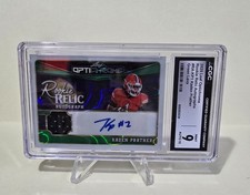 2025 Leaf Optichrome KADEN PRATHER *ROOKIE PATCH AUTO* /6 graded CGC 9 10 Bills