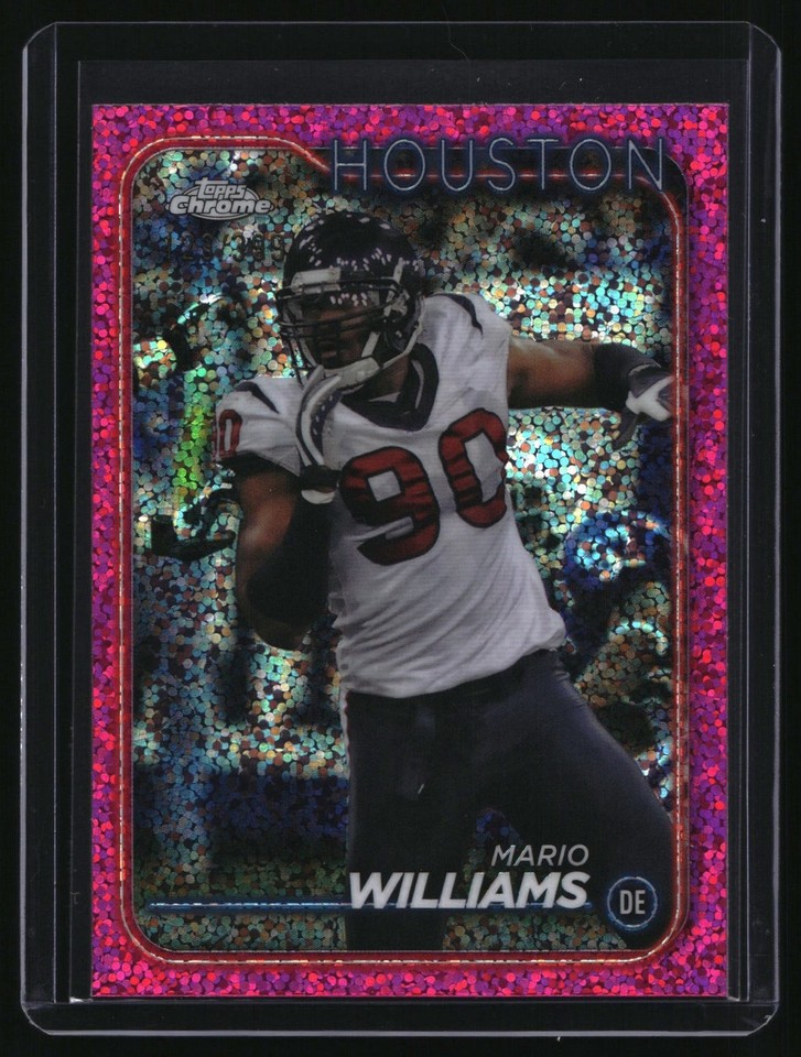 2024 Topps Chrome Pink Refractor Mario Williams #84 2024 Topps Chrome Pink Refractor Mario Williams #84