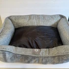 MICRODRY Soft, Cozy & Plush Dog Pet Bed, Machine Washable, Self Warming 25x20x5