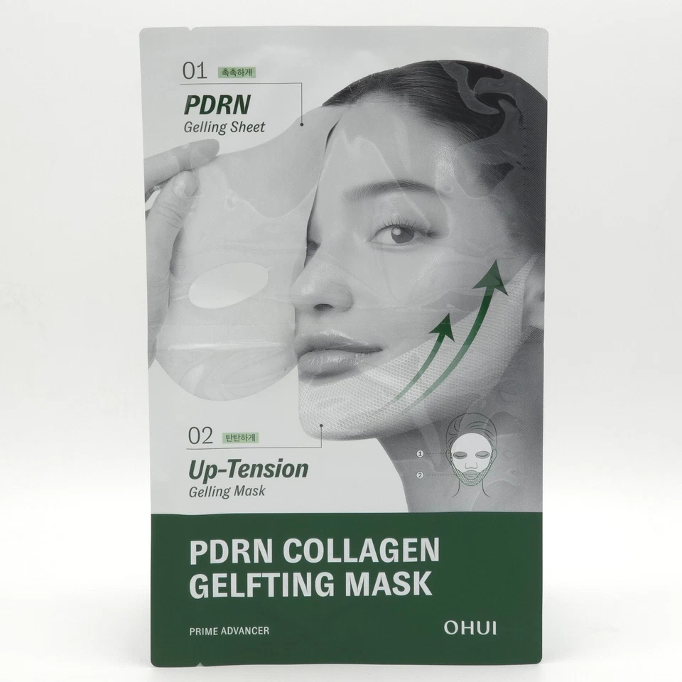 O HUI Prime Advancer PDRN Collagen Gelfting Mask 4 Sheet Lifting K-Beauty - Image 3 of 4
