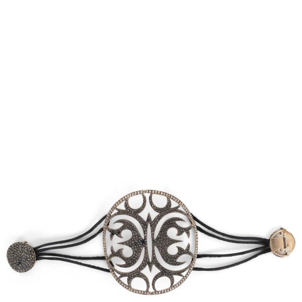 73228 authentisches VBH 18k Weißgold & Diamant Tattoo Armband