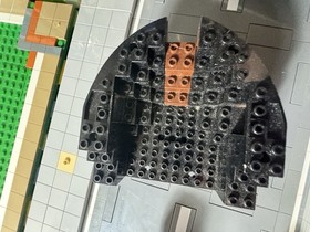 Lego Ship Boat Hull Brown/black  : Hull 6050c05 + Stern 6052c05 Renegade 6268