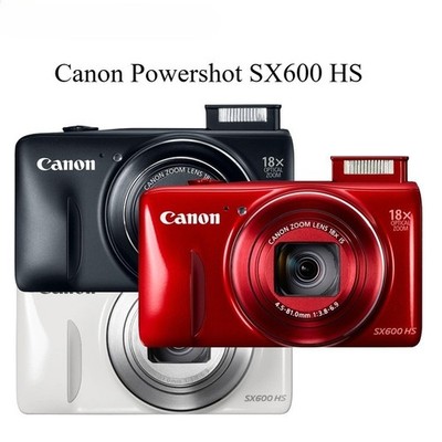 Canon Powershot SX600 HS Digital Camera 16.1MP 18x Optical Zoom Audio Recording