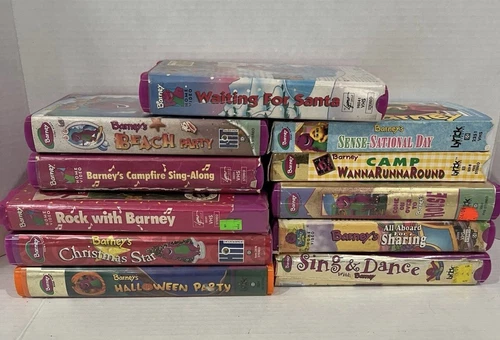 Barney VHS Tape Lot
