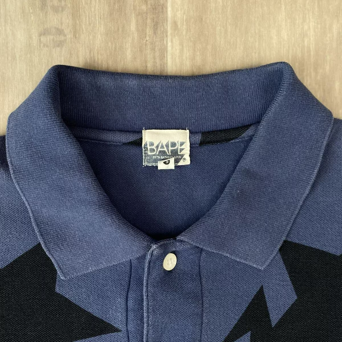 BAPE STA Polo Shirt a bathing ape star BAPESTA NIGO Size XL | eBay