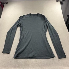 Kuhl Shirt Mens Large Gray Akkomplice Crew Base Layer Performance Long Sleeve