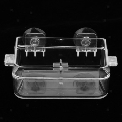 Transparenter Schildkröten-Gecko-Reptil-Frosch-Terrarium-Wasser- Und Futternapf