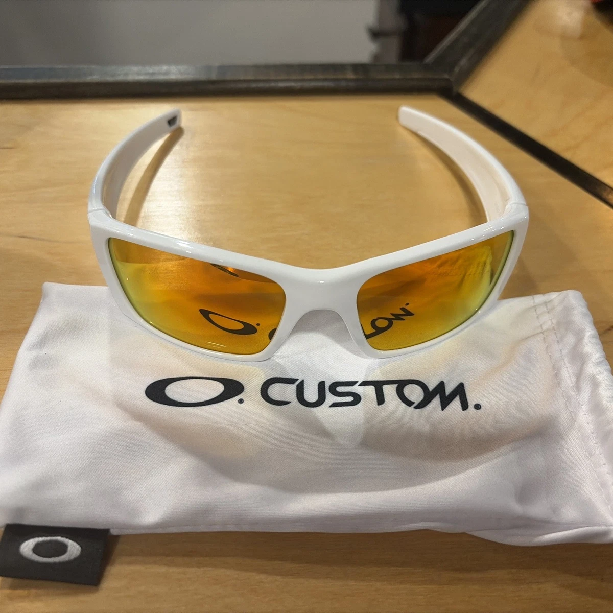 Oakley White Red Sunglasses for Men for sale | eBay