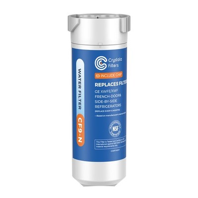 Crystala Filters XWFE (Built-in CHIP) Kühlschrank Wasserfilter 1er Pack