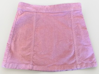 Girls Pink Corduroy A-Line Skirt Size 10 Crewcuts Adjustable Waist Fall School