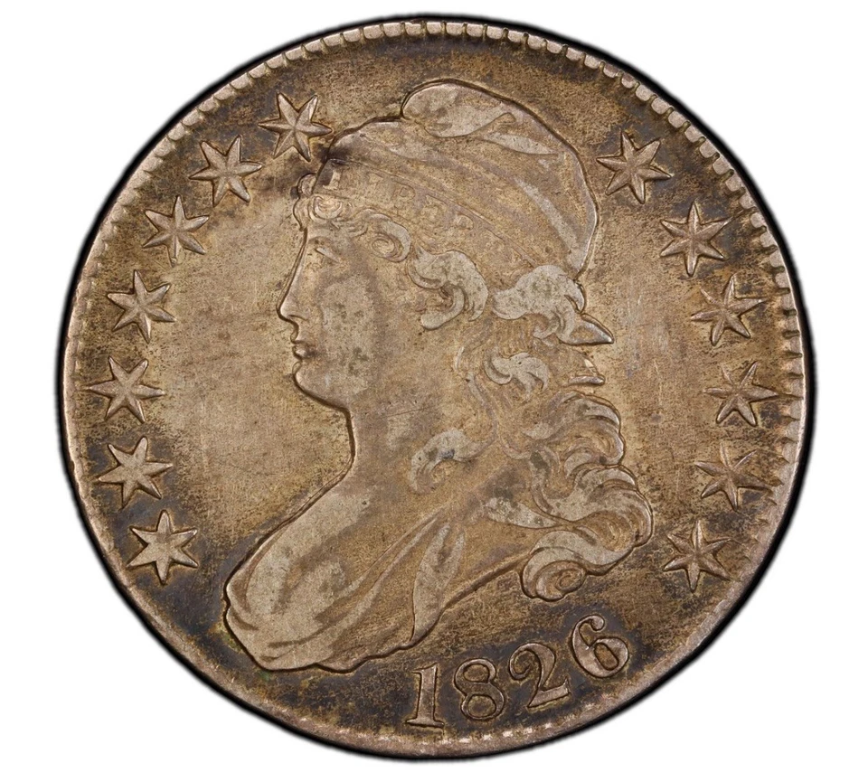 1826 Capped Bust Half Dollar 50C – PCGS VF35 – Certified Silver Classic! - Image 4 of 4