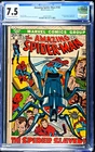 AMAZING SPIDER-MAN #105 (1972) CGC 7.5🔥 Spider-Slayer Classic Cover! GEM SLAB!