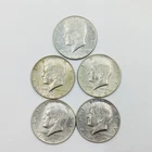 1967, 2- 1968 D, 2-1969 D Kennedy Half Dollar Coins Lot 4
