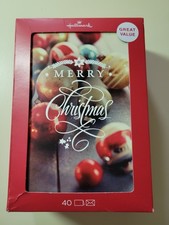 Hallmark 40 Christmas Greeting Card Set Multicolor with Envelopes Holiday