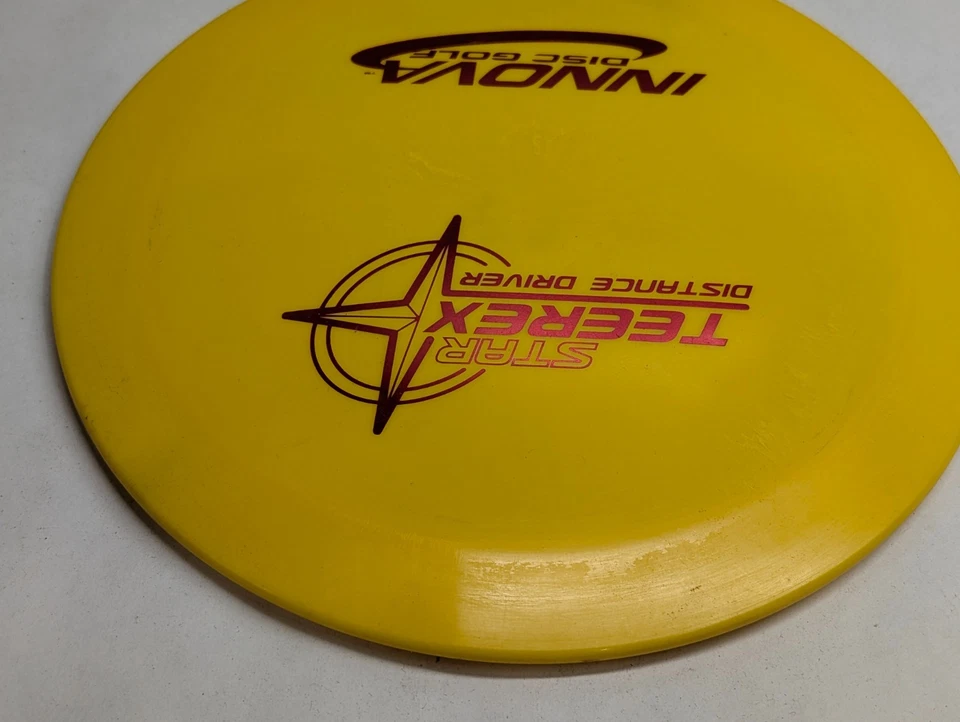 Innova Star TeeRex 169g Old Penned Disc Golf Distance Driver Yellow PFN OOP - Image 4 of 4