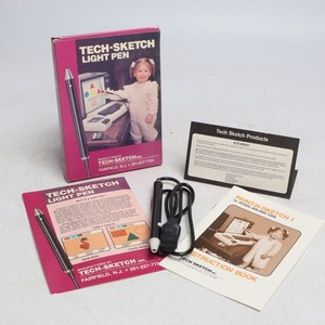 Tech Sketch Light Pen Atari 400/800/1200 Computer Software