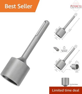 SDS-Max T-Post Driver Metal 8.5in for Fence Posts Ground Rods Rebars