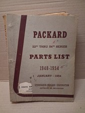 1948 - 1954 Packard Master Parts Book All Models Original