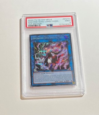 PSA 闇　yami 遊戯王 Yu gi oh PSA9 PSA 9 2024 Yu-Gi-Oh! Unchained Soul Lord Of Yama #MP24-EN101 1st