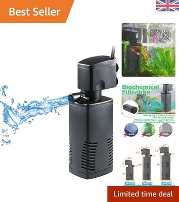 Multifunktionaler biochemischer Schwammfilter & Pumpe für tropische Fische Aquarien