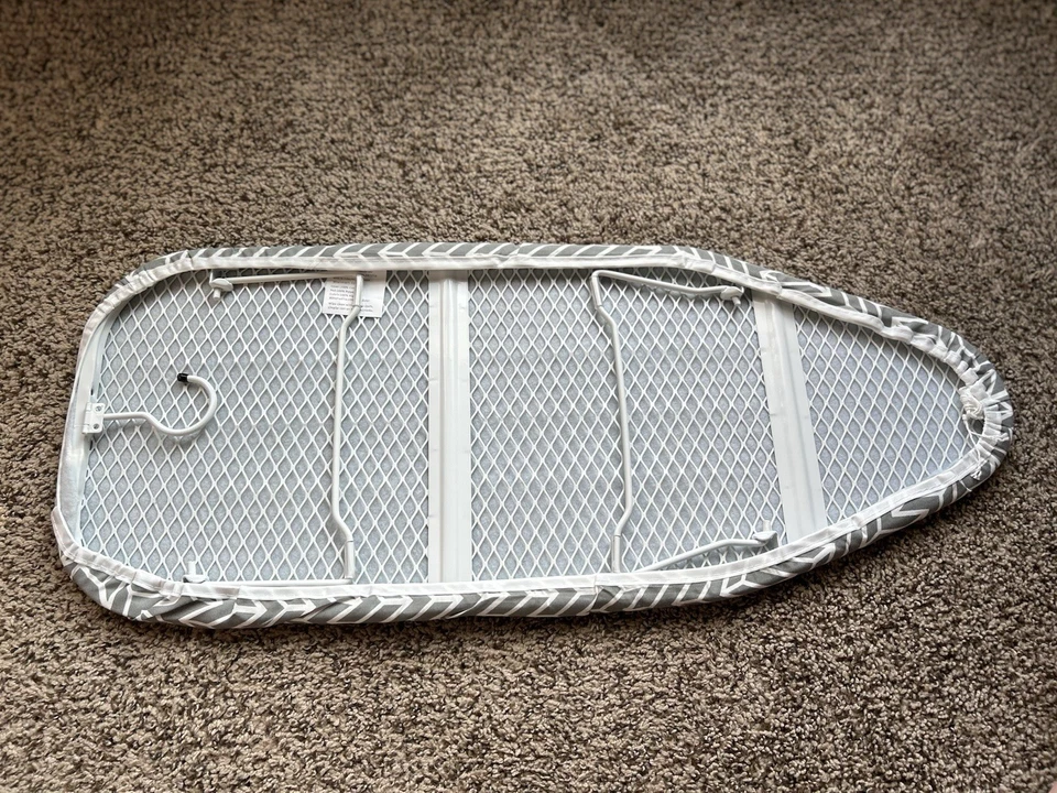 Mainstays Tabletop Ironing Board with Folding Legs – Gray Chevron Pattern - Image 2 of 2