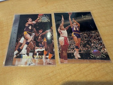 1996 Topps Stars Jerry West #98 + #148 - Los Angeles Lakers