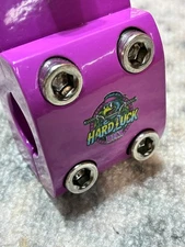 Hard Luck Bmx Hollow Bolt Freestyle Quill Stem 21.1mm/22.2mm Plum Purple