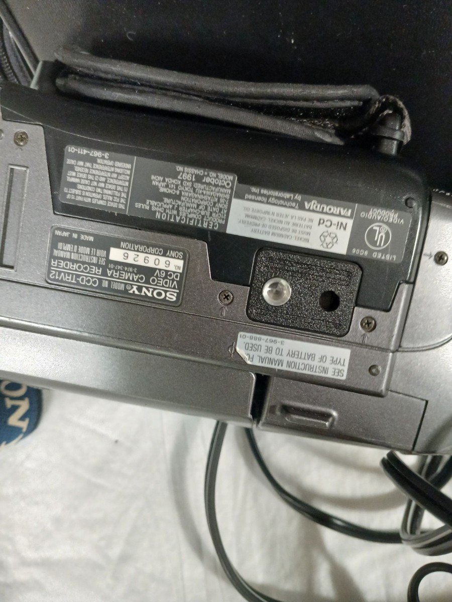 Buy Sony Handycam CCD-TRV12 8mm Analog Camcorder online | eBay