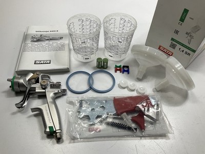 SATA 198192 Minijet 4400B HVLP 1.4 Paint Spray Gun Kit