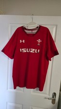 WRU Wales Under Armour Rugby Jersey Top XL