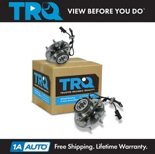TRQ Front Wheel Hub Bearing Set For Express Silverado Tahoe Savana Sierra Yukon