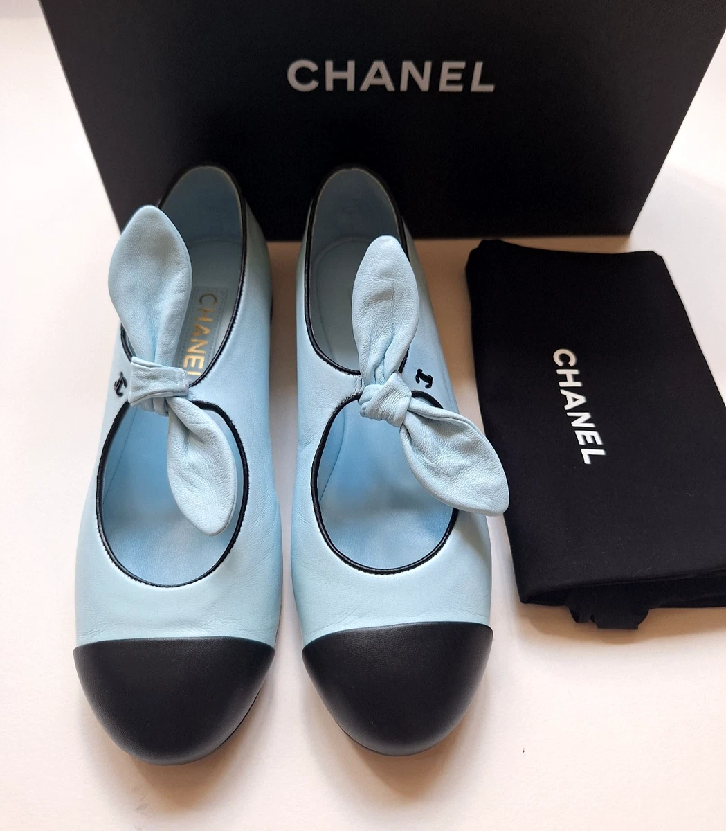 CHANEL Mary Jane Flats for Women with Upper Leather for sale | eBay