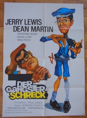 Der Gangsterschreck - Jerry Lewis & Dean Martin - original Filmplakat