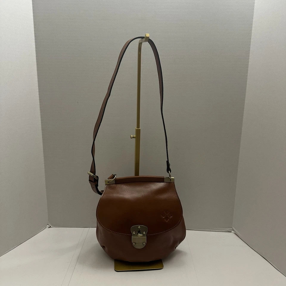 Patricia Nash Brown Leather Veneto Mirage Crossbody Bag Super Cute! - Image 2 of 4
